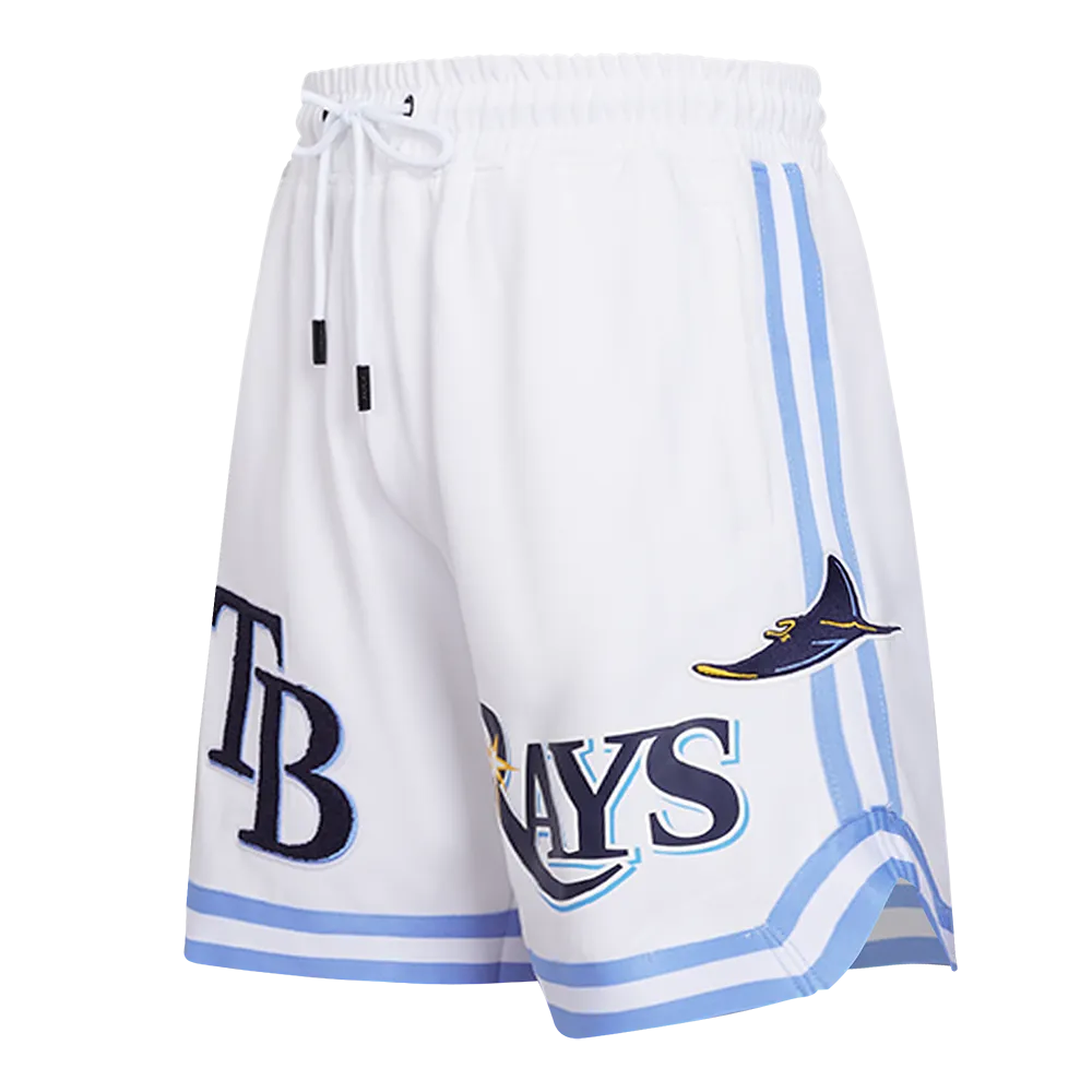 MLB TAMPA BAY RAYS CLASSIC CHENILLE MEN'S SHORT (WHITE)