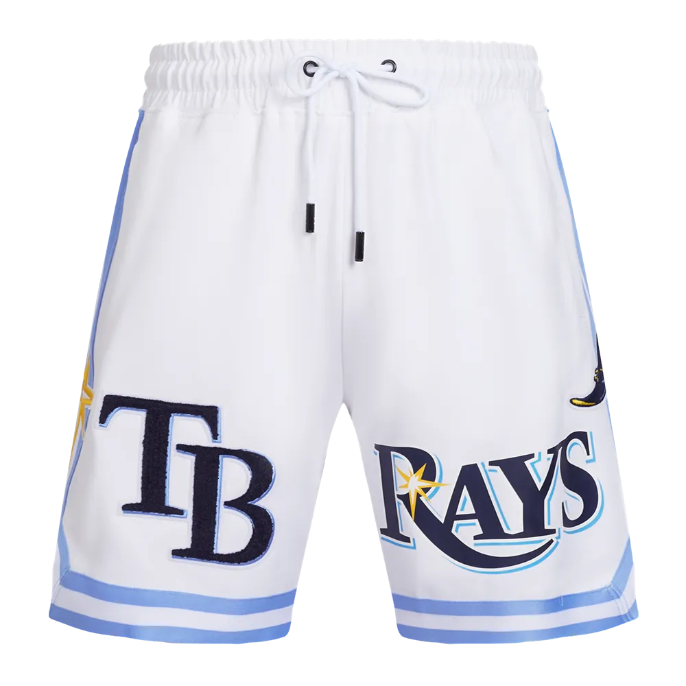 MLB TAMPA BAY RAYS CLASSIC CHENILLE MEN'S SHORT (WHITE)