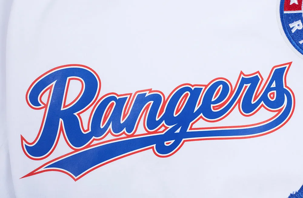 MLB TEXAS RANGERS CLASSIC CHENILLE MEN'S SHORT (WHITE)