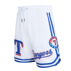 MLB TEXAS RANGERS CLASSIC CHENILLE MEN'S SHORT (WHITE)