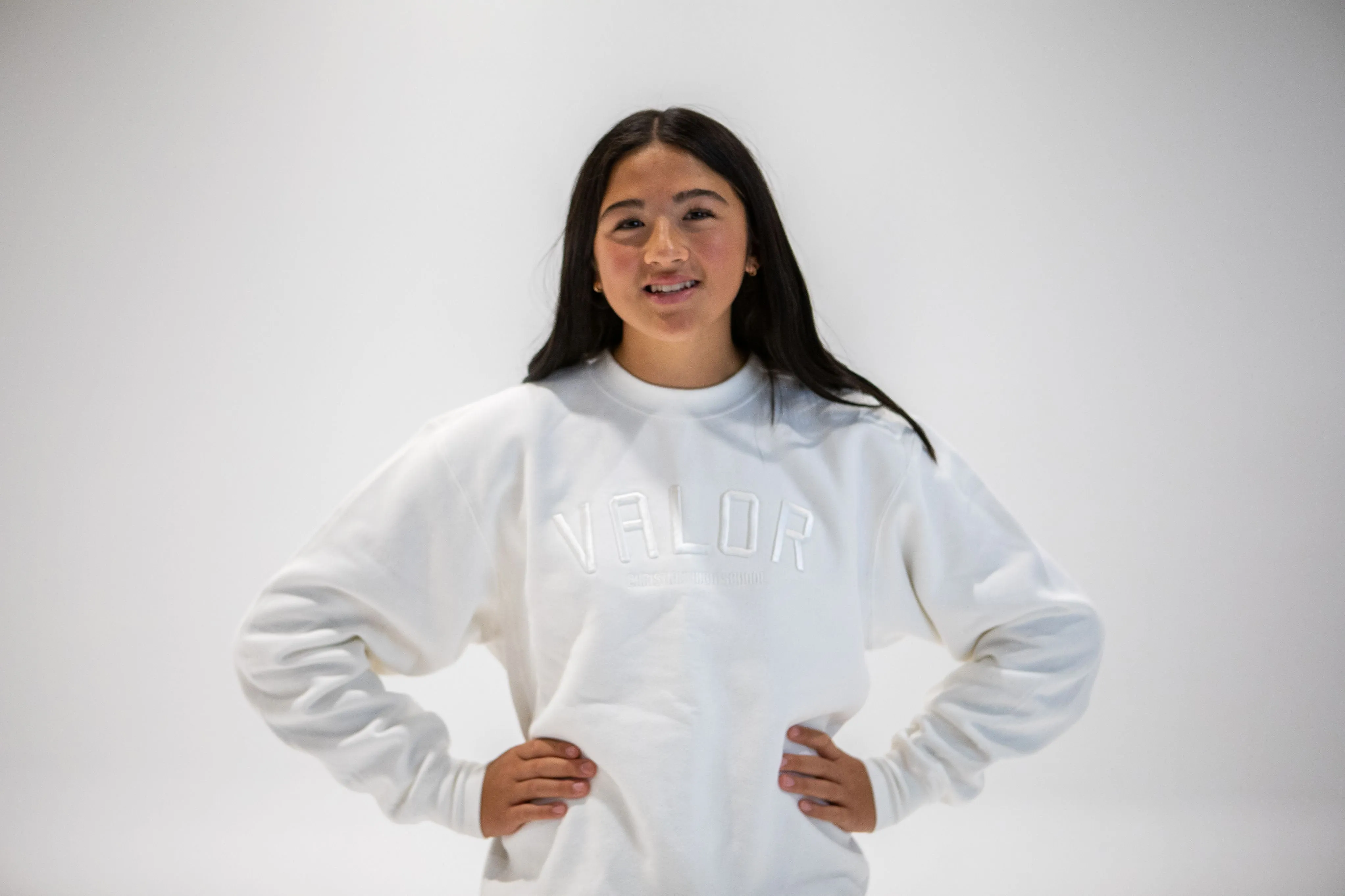 MV Sport Pro-Weave Crewneck - white