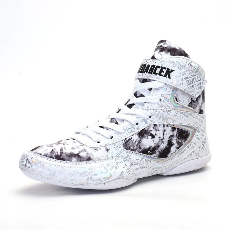 Nathan – High-top Fashion Graffiti Boxing Sneakers