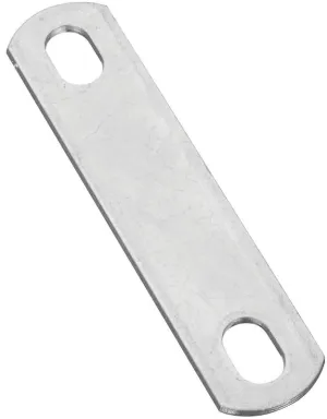 National Hardware 2191BC Series N222-331 U-Bolt Plate, 4.88 in L, 1.02 in W, 0.44 in Bolt Hole, Steel, Zinc :EA: QUANTITY: 10