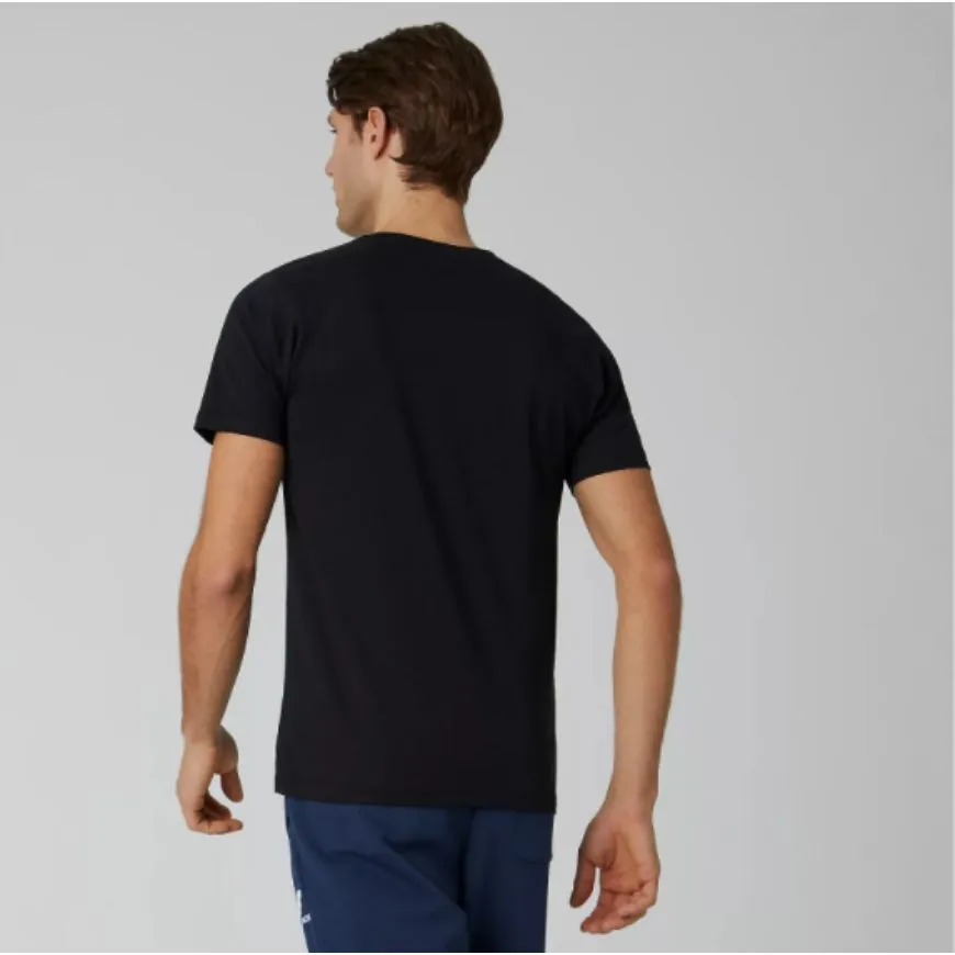 New Balance Essential Stacked Men Lifestyle T-Shirt Black