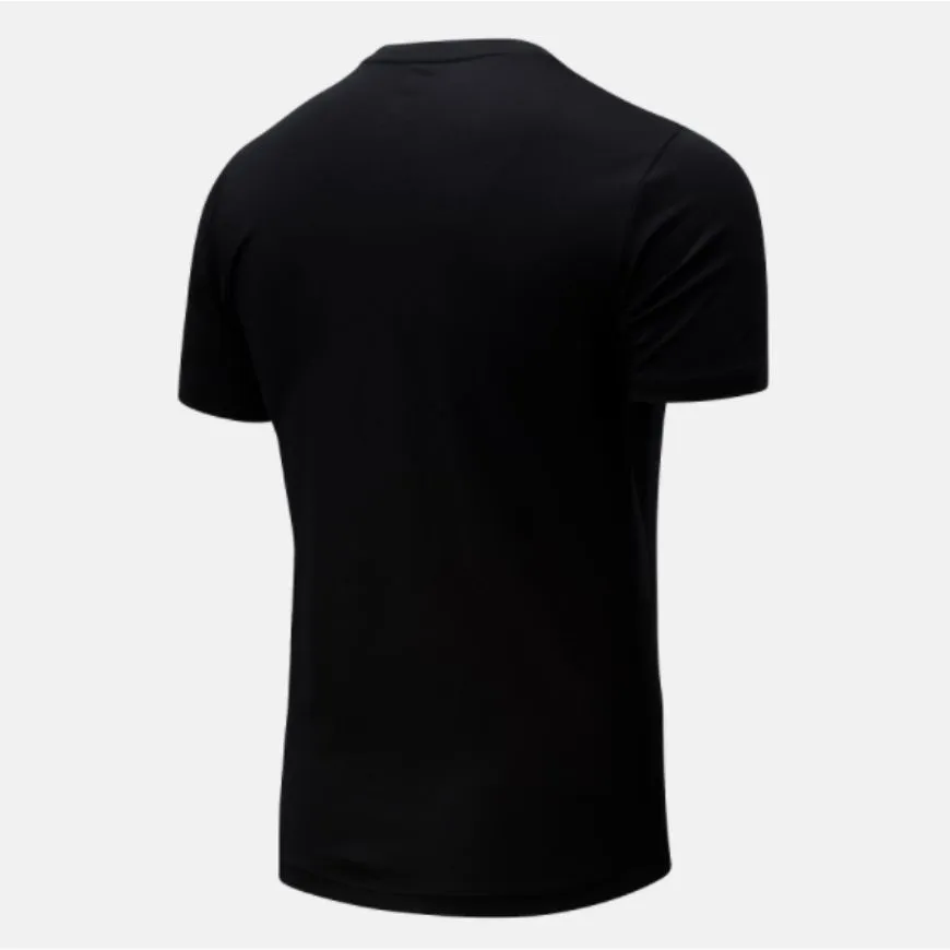 New Balance Essential Stacked Men Lifestyle T-Shirt Black