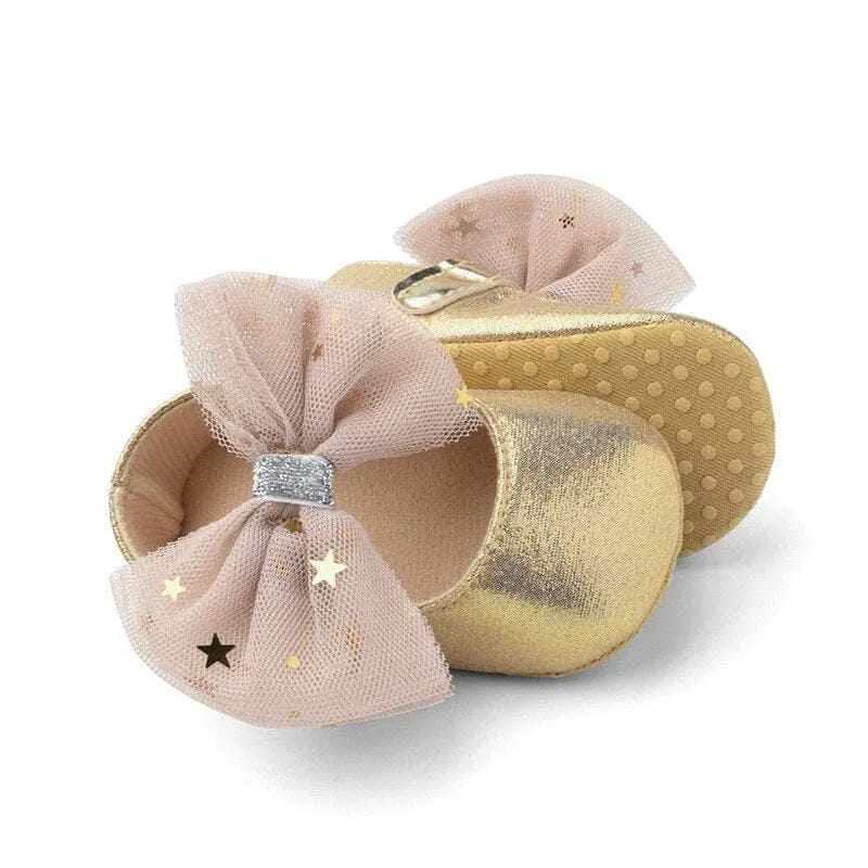 Newborn/Toddler Baby Girls Shoes Soft Crib Anti-slip  Princess baby Shoes
