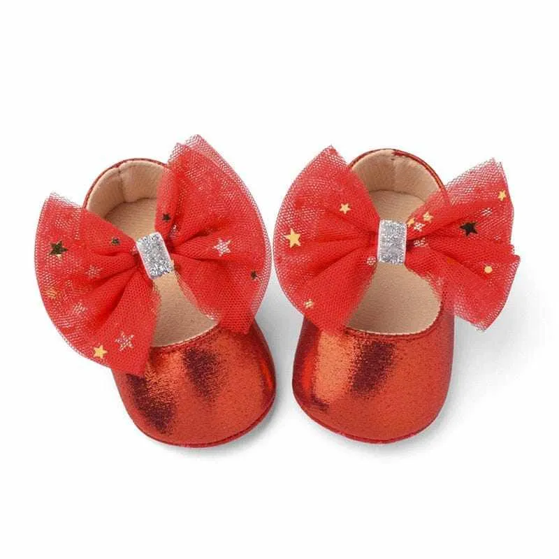 Newborn/Toddler Baby Girls Shoes Soft Crib Anti-slip  Princess baby Shoes