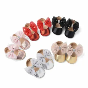 Newborn/Toddler Baby Girls Shoes Soft Crib Anti-slip  Princess baby Shoes