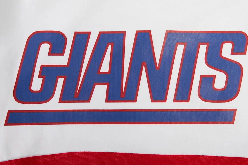 NFL NEW YORK GIANTS CLASSIC CHENILLE MEN'S DK SHORT (WHITE)
