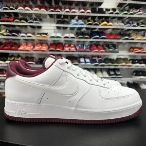 Nike Air Force 1 Low White Dark Beetroot DH7561-106 Men's Size 14