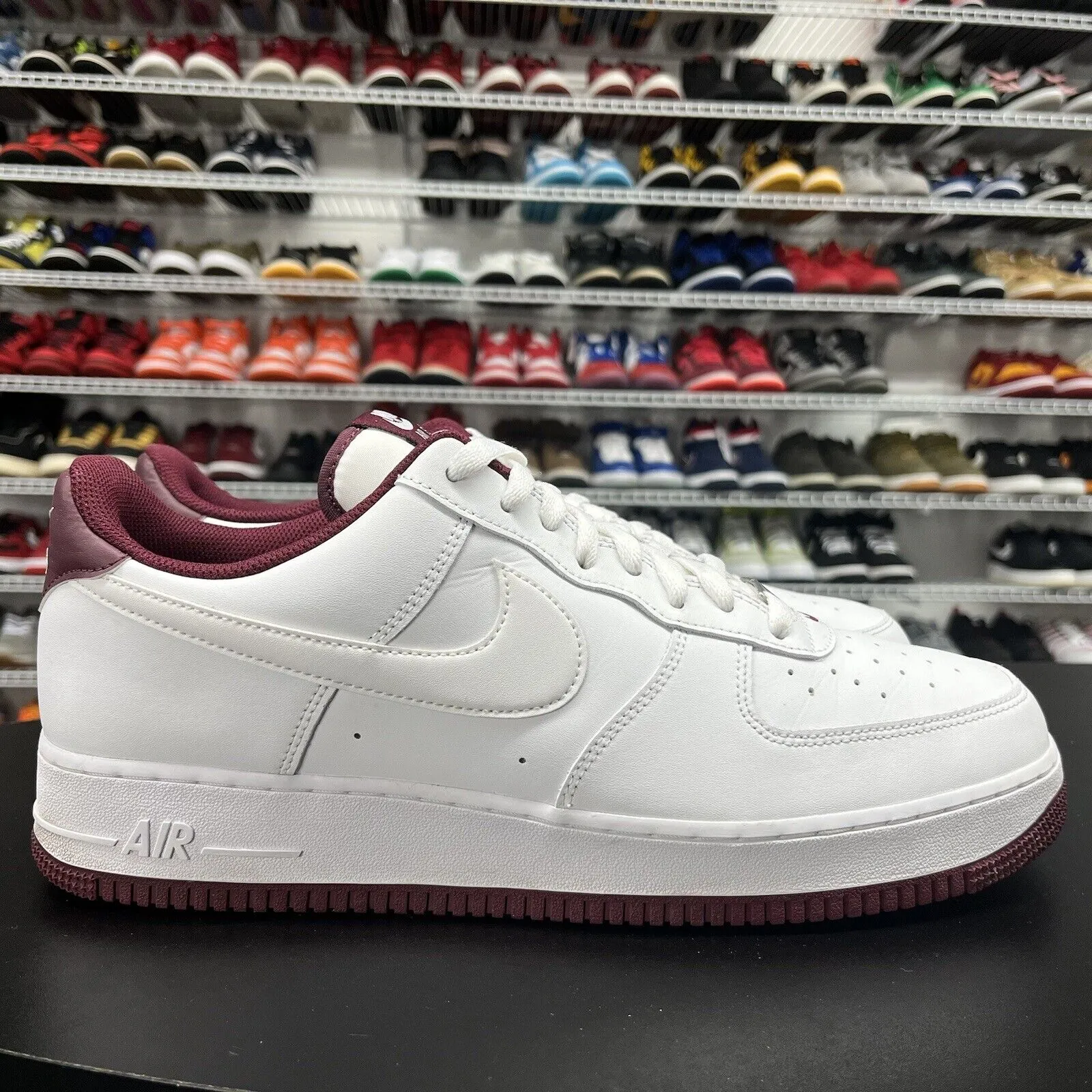Nike Air Force 1 Low White Dark Beetroot DH7561-106 Men's Size 14
