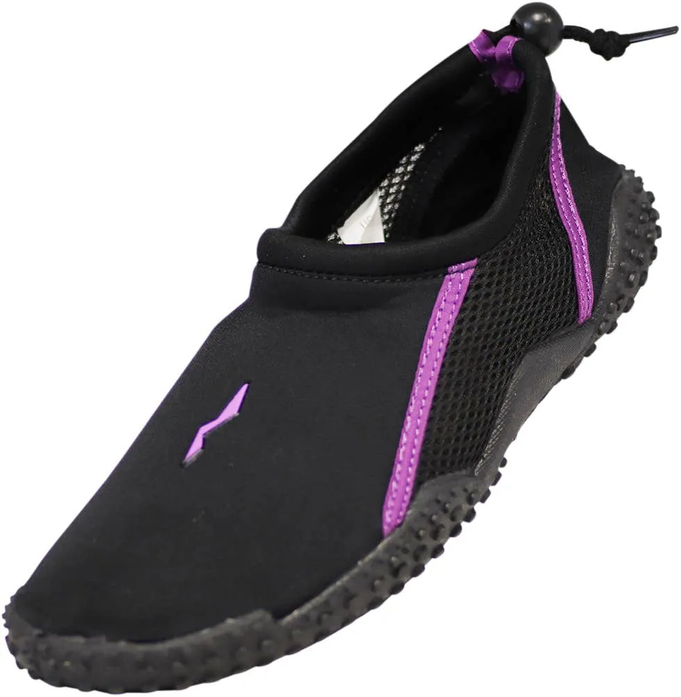 Norty Womens Water Shoe 15524 Black Purple