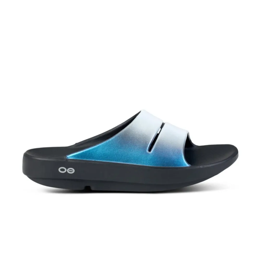 OOFOS Women's OOahh Luxe Slide - Frost