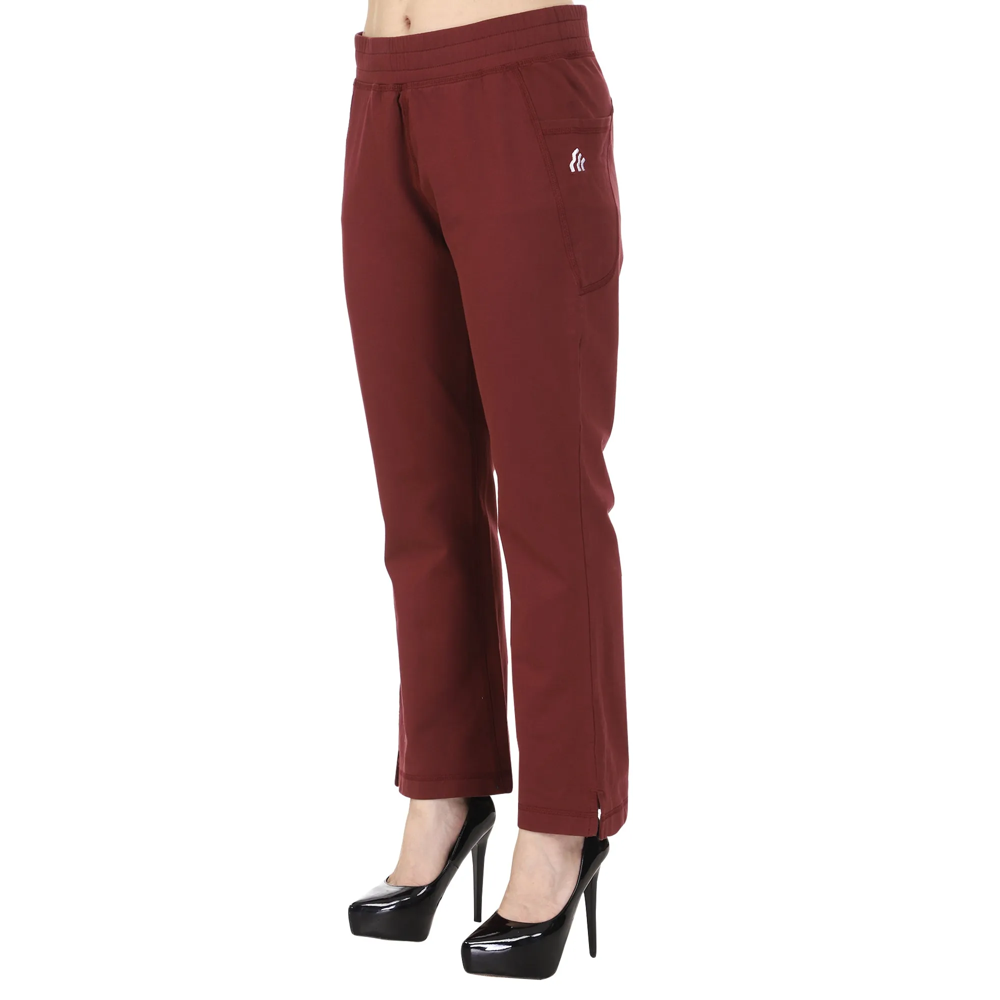 Organic Cotton Women's Flared Bottom Comfort Fit Athleisure Pant