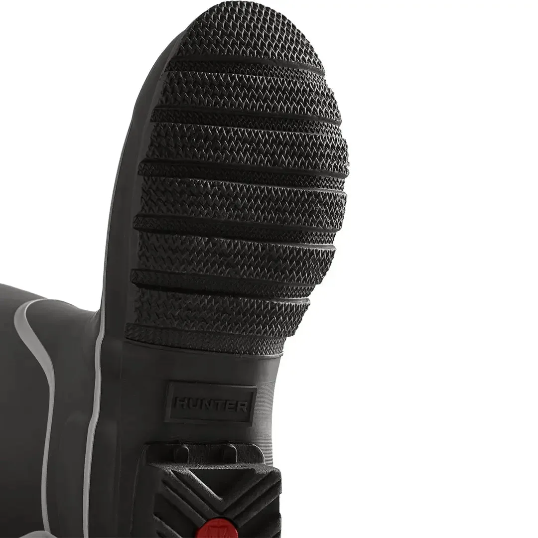 Original Tall Reflective Outline Boot - Black by Hunter