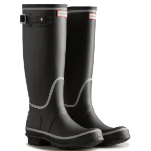 Original Tall Reflective Outline Boot - Black by Hunter