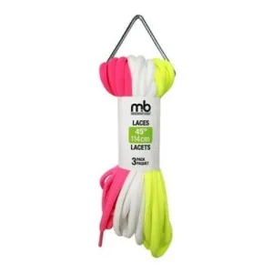Oval Sport Shoe Laces - 3 Pack