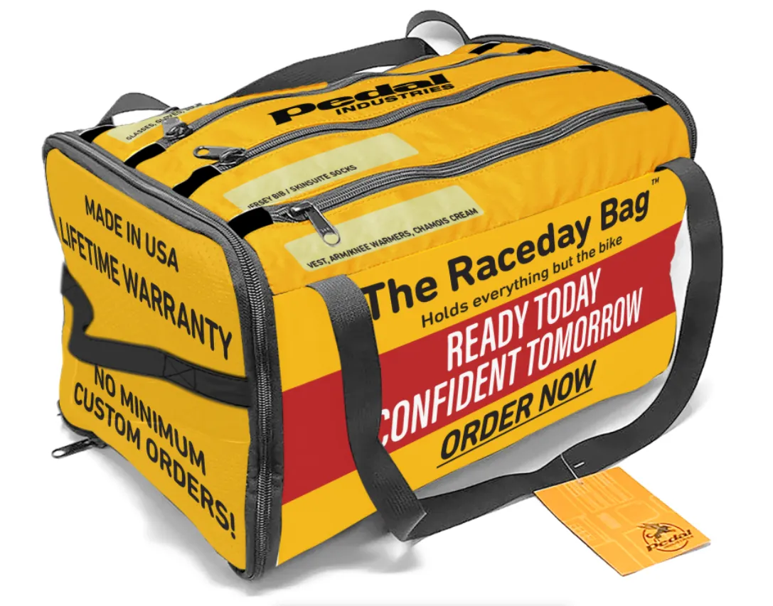 PEDAL PROMO 2023 RUNNING RACEDAY BAG™