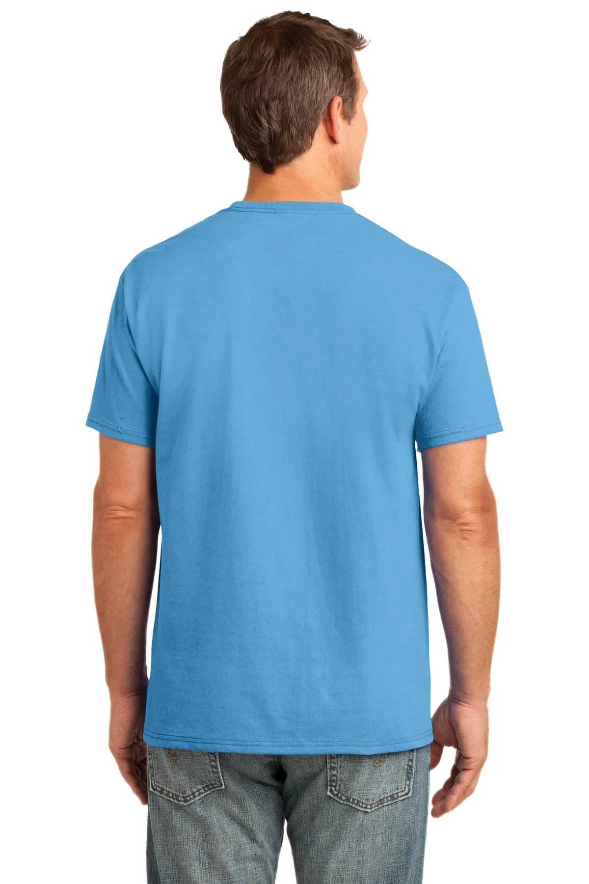 Port & Company® Core Cotton Pocket Tee. PC54P