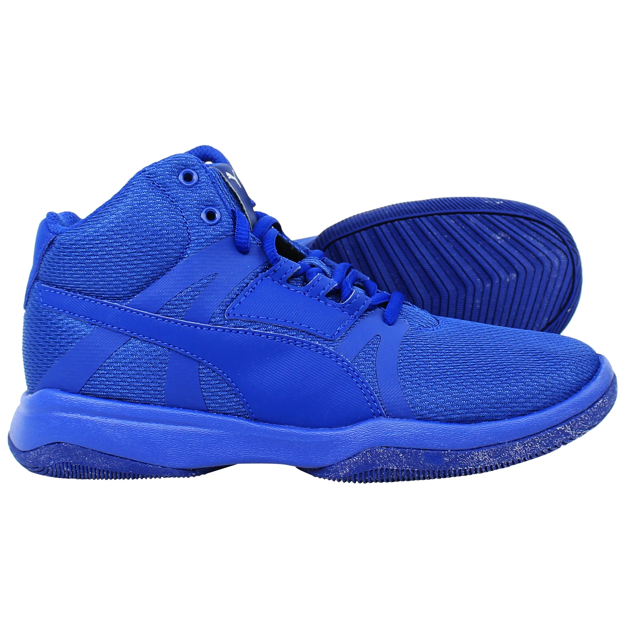 Puma Rebound Street Evo Mens Blue Trainers