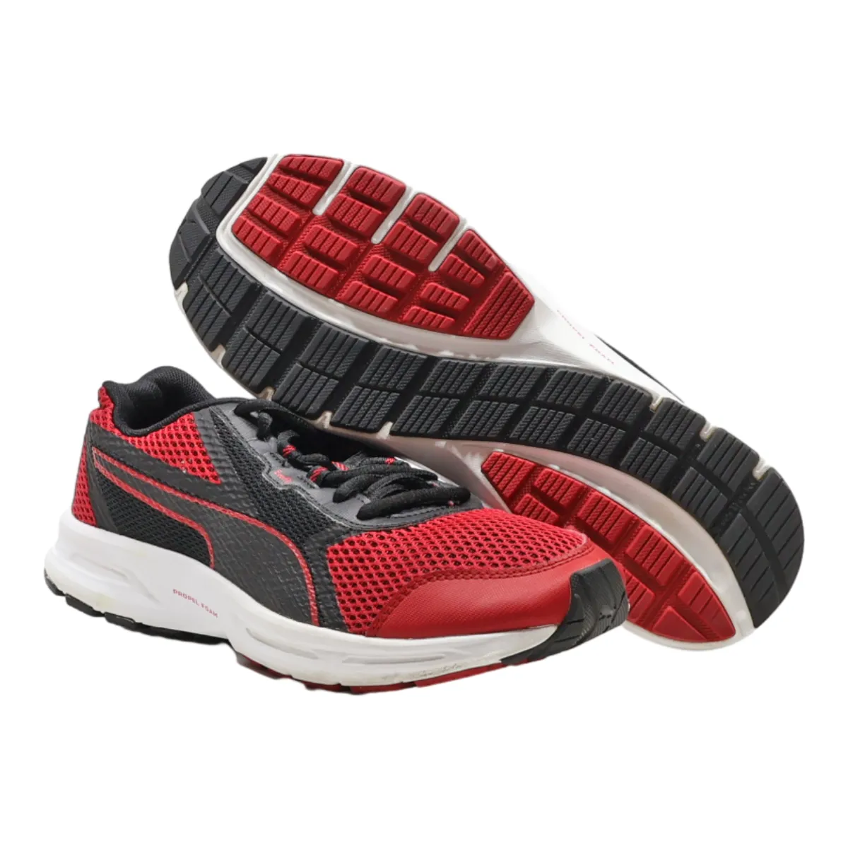 PUMA Sneaker Trainers Red Synthetic Mens UK 8