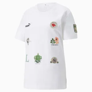PUMA x LIBERTY Badge Women's Tee - Puma White