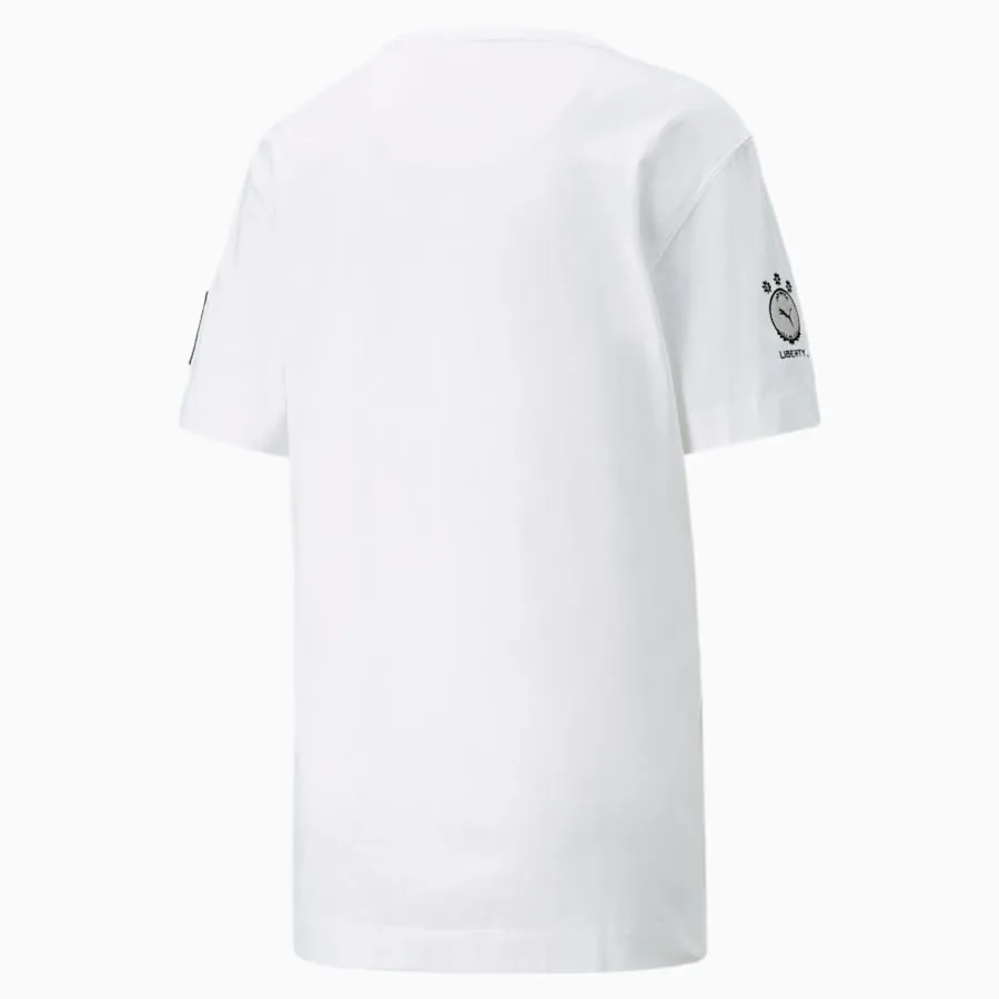 PUMA x LIBERTY Badge Women's Tee - Puma White