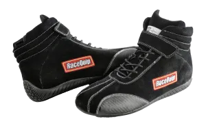 RaceQuip Euro Ankletop Racing Shoes - Black