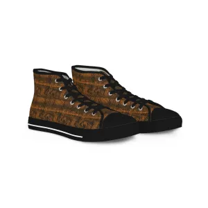 Reptilian Men's High Top Sneakers