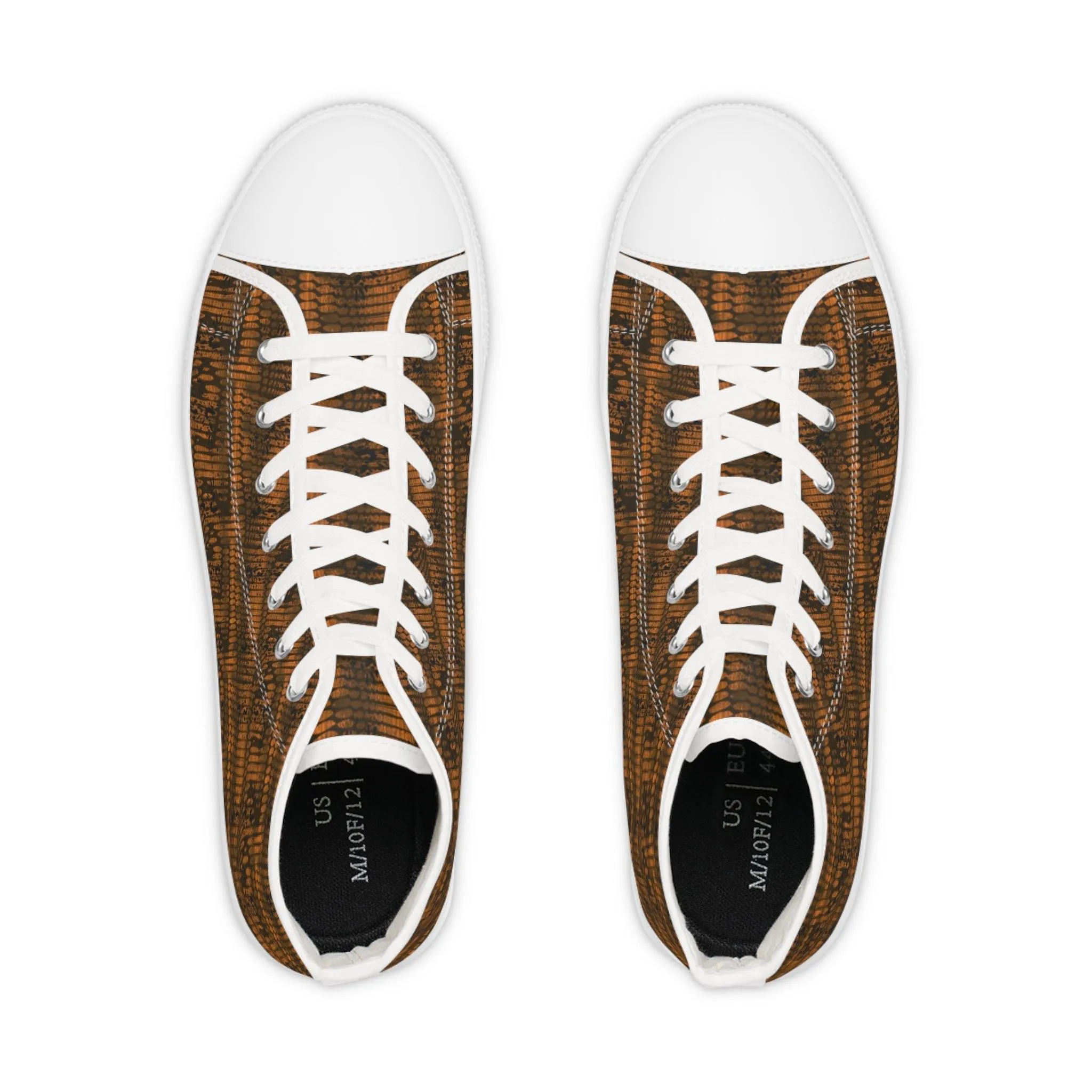 Reptilian Men's High Top Sneakers