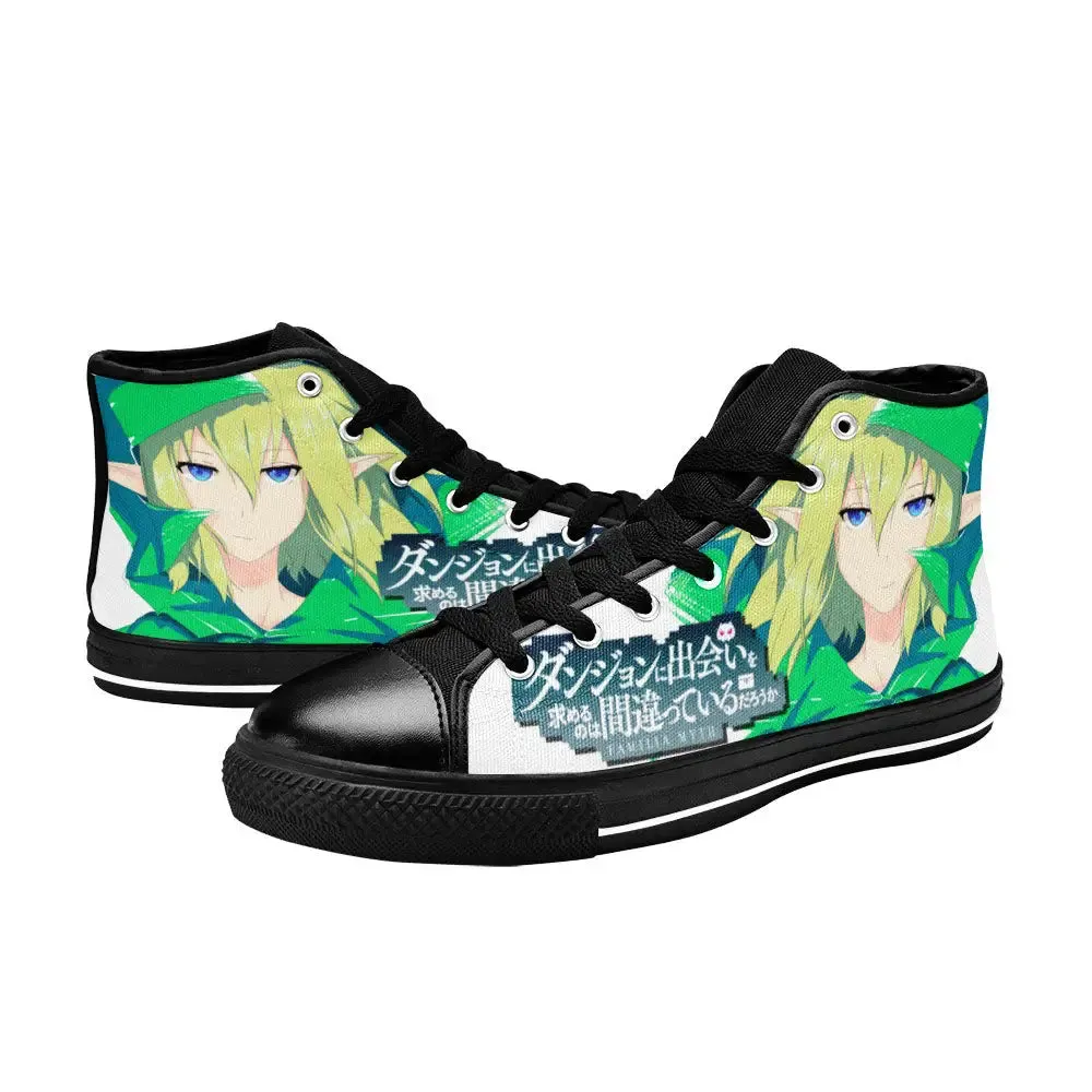 Ryu Lion DanMachi Shoes High Top Sneakers for Kids and Adults