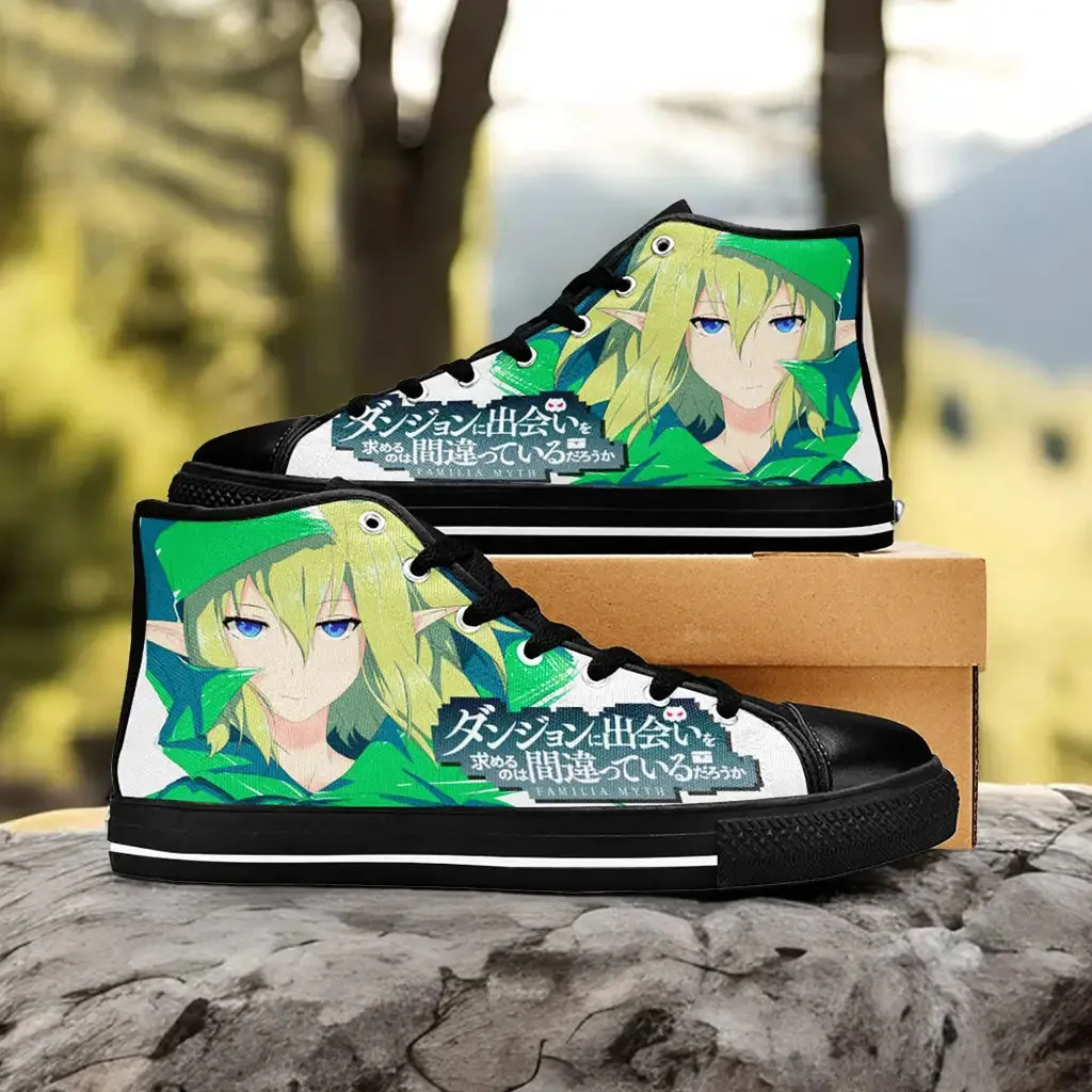 Ryu Lion DanMachi Shoes High Top Sneakers for Kids and Adults