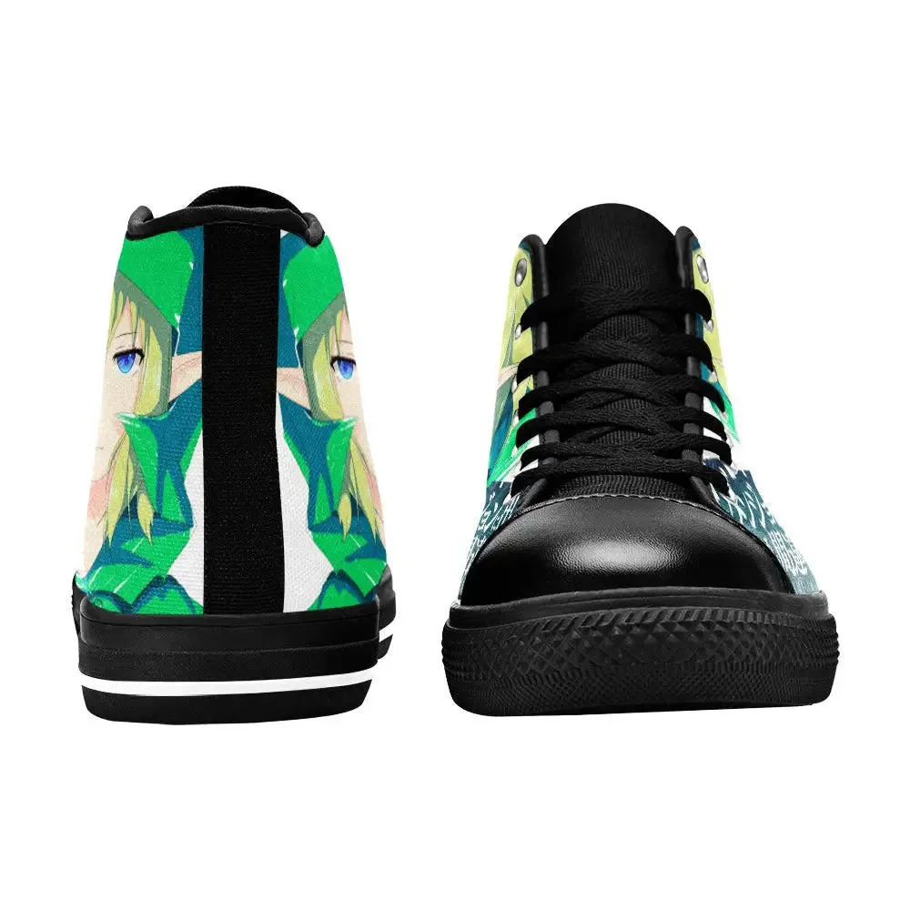 Ryu Lion DanMachi Shoes High Top Sneakers for Kids and Adults