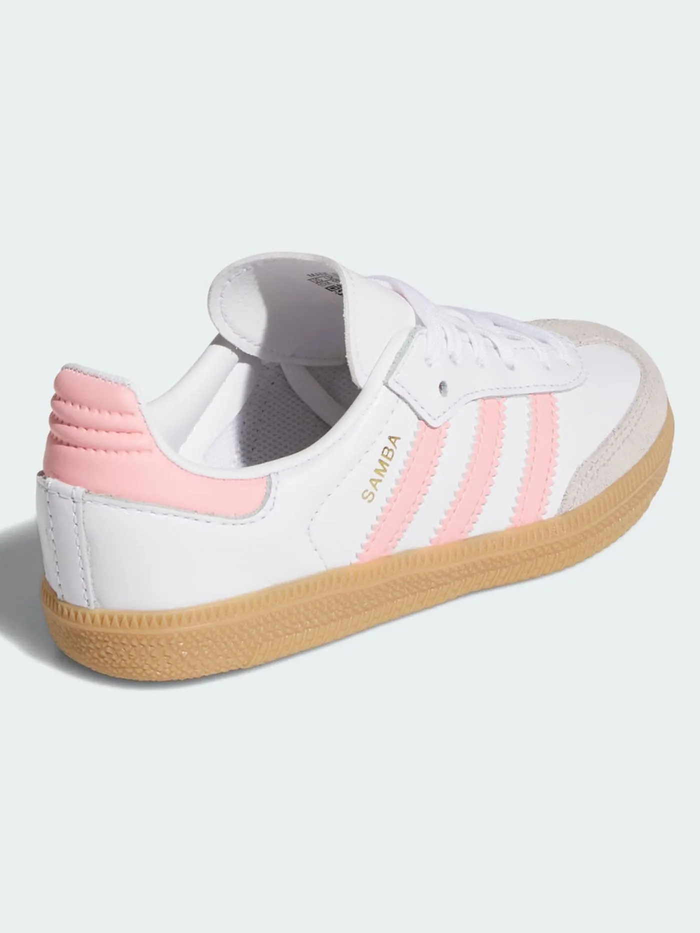Samba OG White/Semi Pink Spark/Gum3 Shoes (Little Kids)