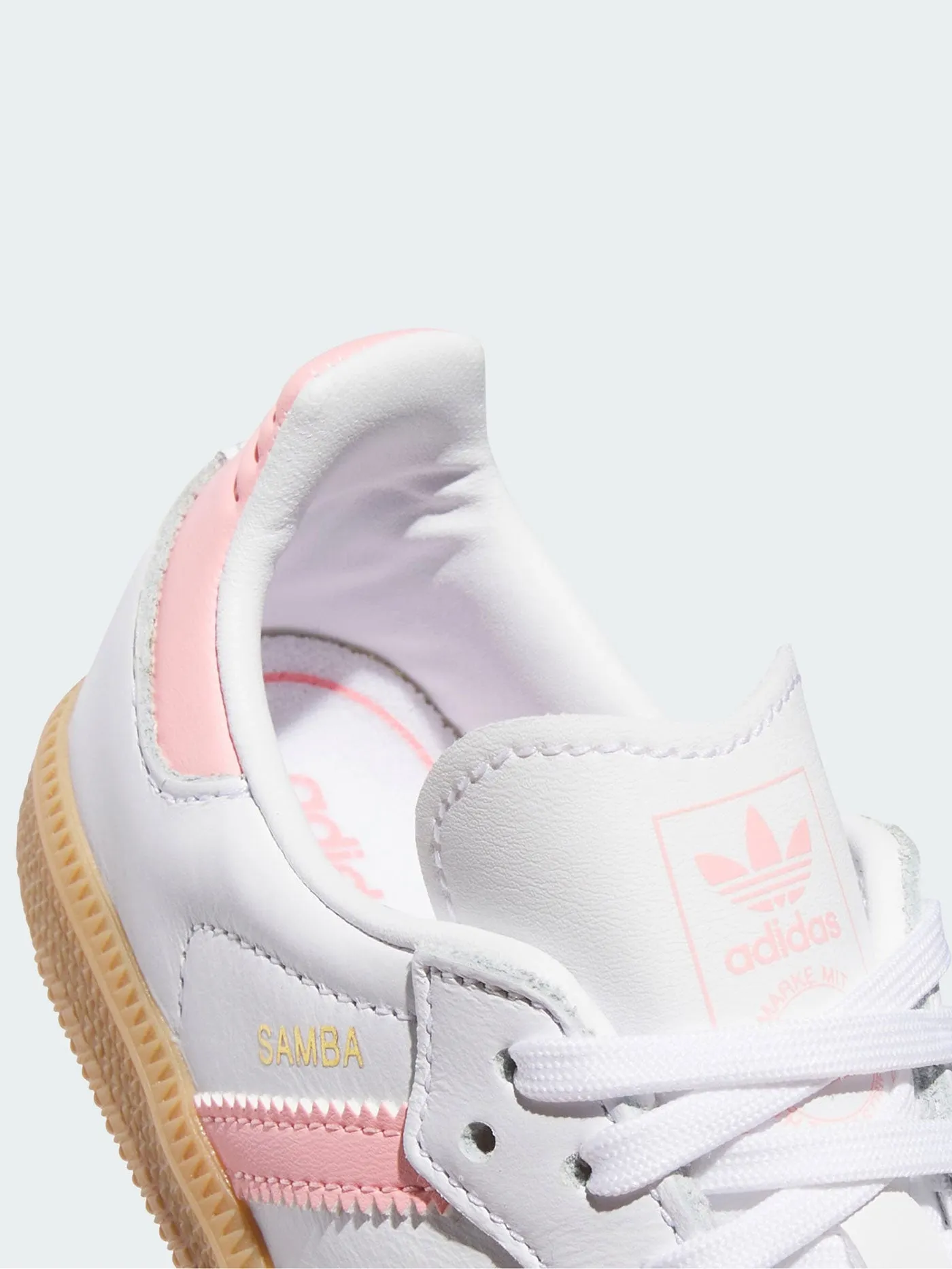 Samba OG White/Semi Pink Spark/Gum3 Shoes (Little Kids)
