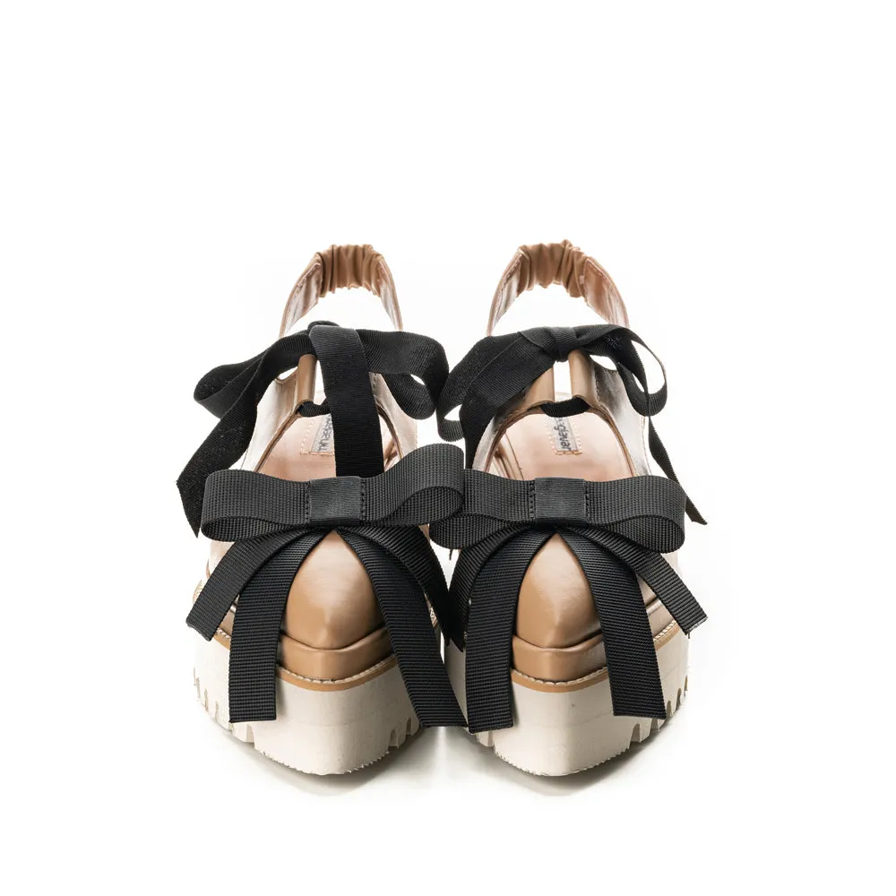 SHR Spring Promise beige leather shoes
