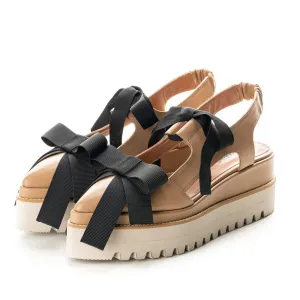 SHR Spring Promise beige leather shoes