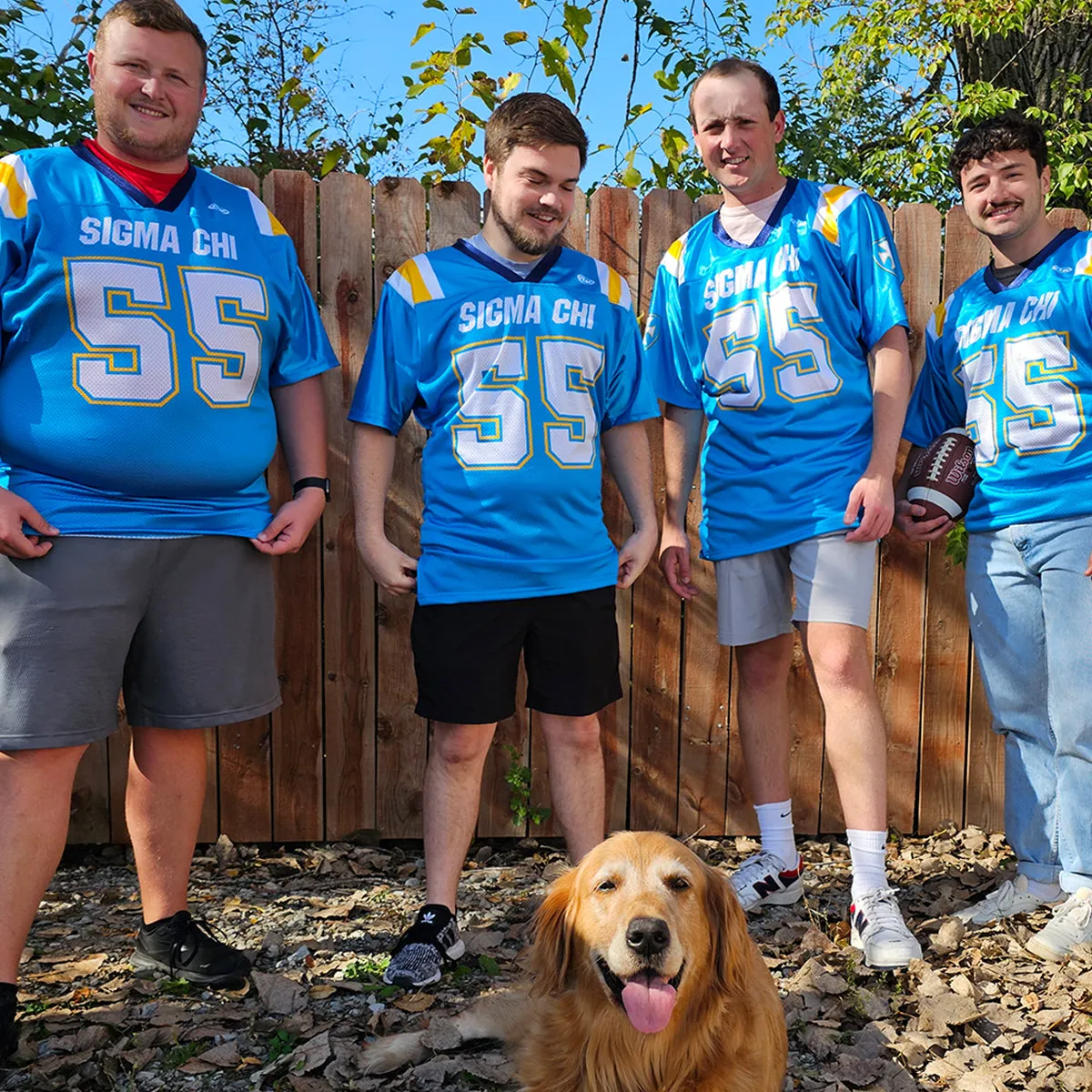 Sigma Chi Sublimated Football Jersey
