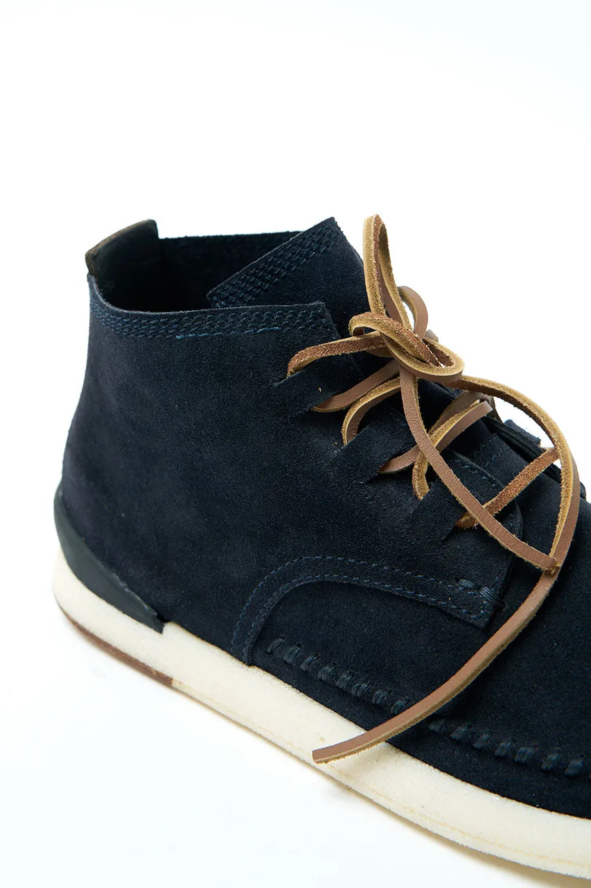 Silvano Sassetti Suede Moccasin Hi Crosty Blu Notte