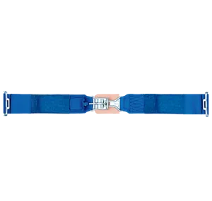 Simpson 5-Point Standard Latch & Link Lap Belt - Pull Up Adjust - 62" Wrap Around - Black