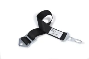 Simpson Bolt-In Semi-Adjustable Anti-Submarine Belt - Latch & Link - Black