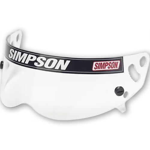 Simpson Helmet Shield - Diamondback/Speedway RX/X-Bandit Helmet - Snell SA2010/15 - Amber
