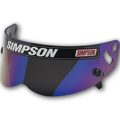 Simpson Helmet Shield - Diamondback/Speedway RX/X-Bandit Helmet - Snell SA2010/15 - Amber
