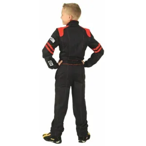 Simpson Legend II Youth Racing Suit - Black/Red