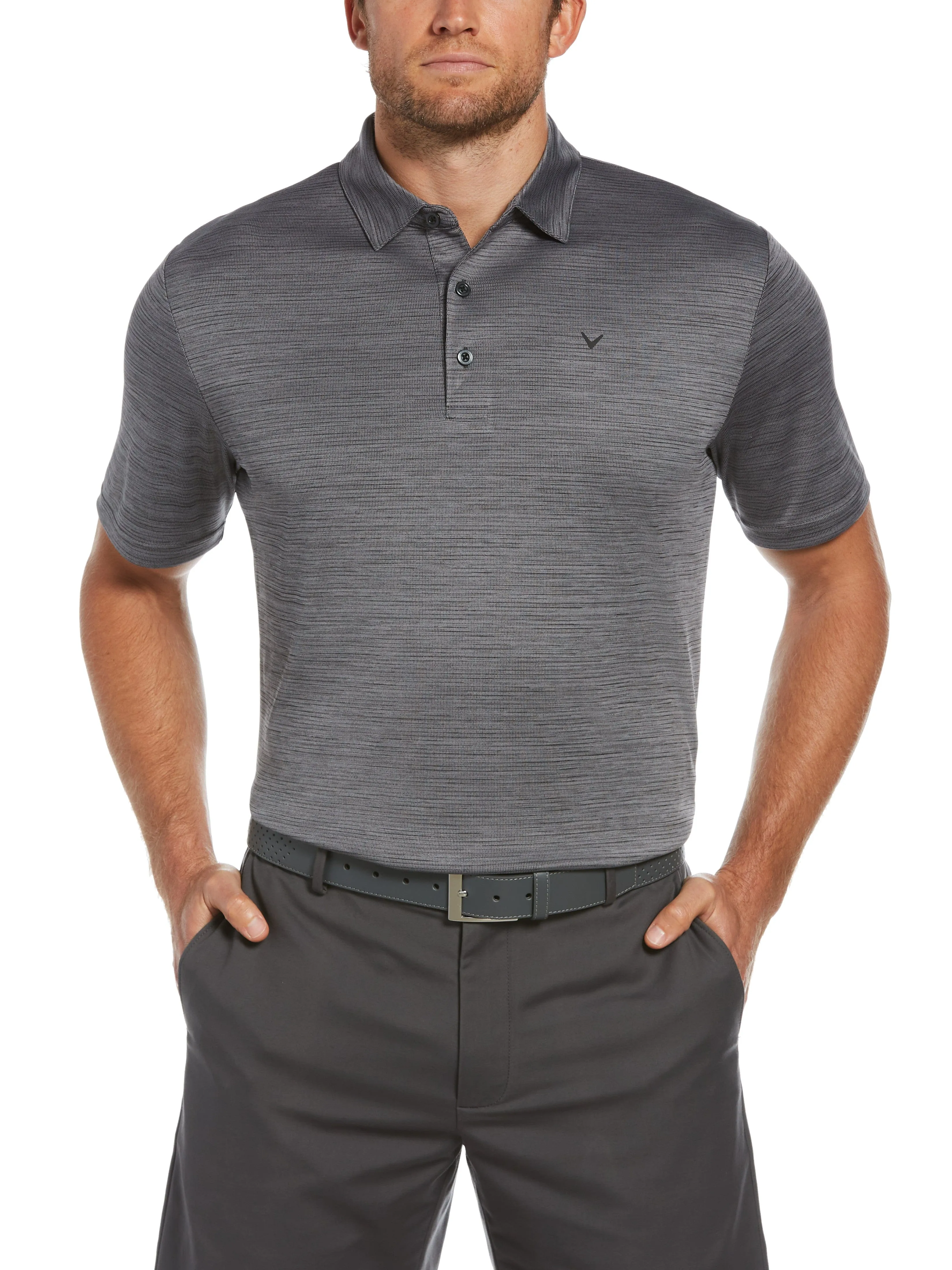 Solid Texture Golf Polo