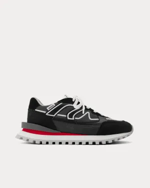 Sonar Black / Grey Low Top Sneakers