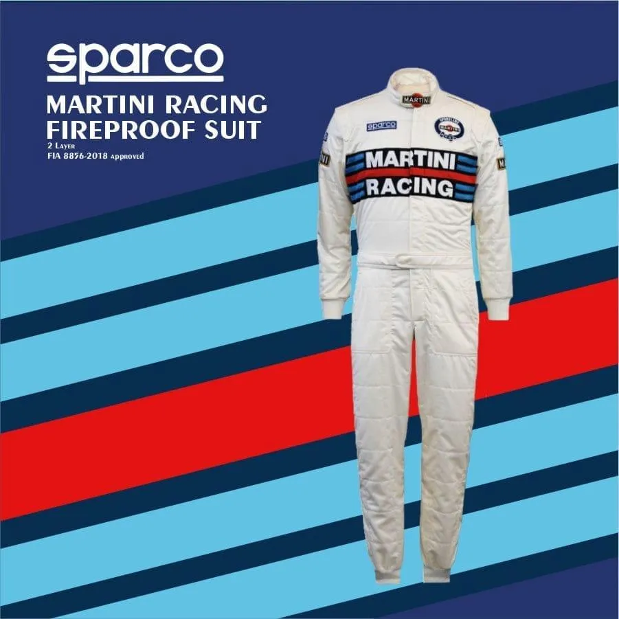 Sparco Martini Racing replica suit