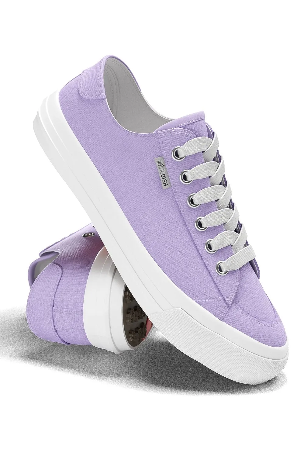 Spikeless Lilac Canvas Traveler Shoe - FINAL SALE
