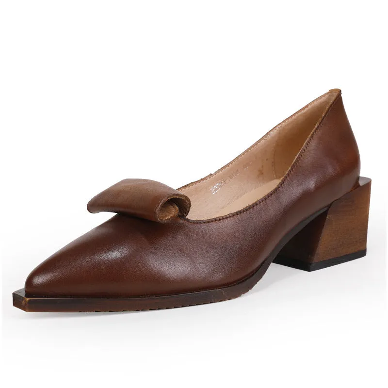 Spring Heel Pointed Toe Vintage Shoes | Gift Shoes