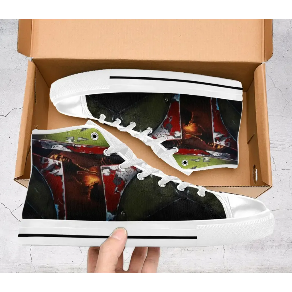 Star Wars Boba Fett Han Solo Helmet Shoes High Top Sneakers for Kids and Adults